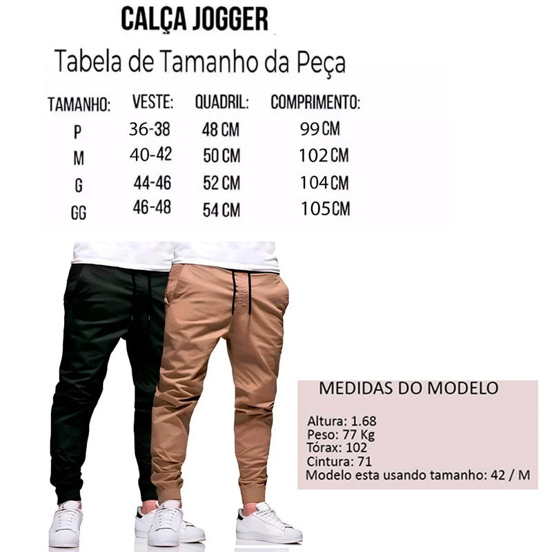 Calça Jeans Jogger Sarja Masculina Premium Tecido Com Lycra Estiloso