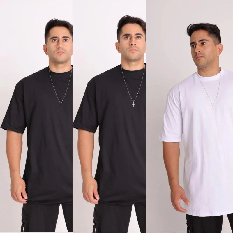 Oversized Masculina 100% Algodão Premium