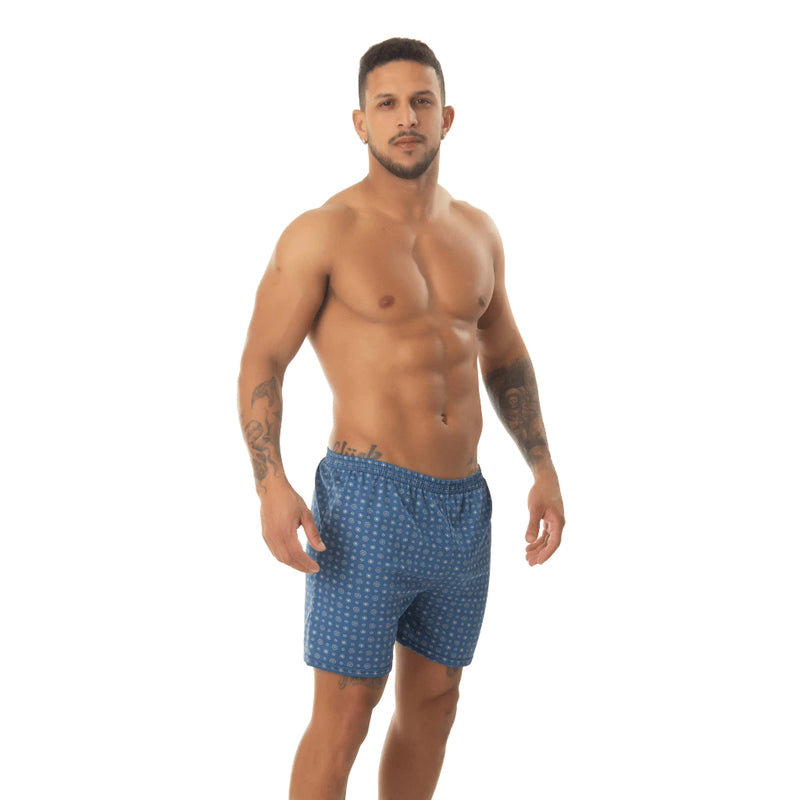 Kit com 3 Samba Canção Masculino - Short de Dormir