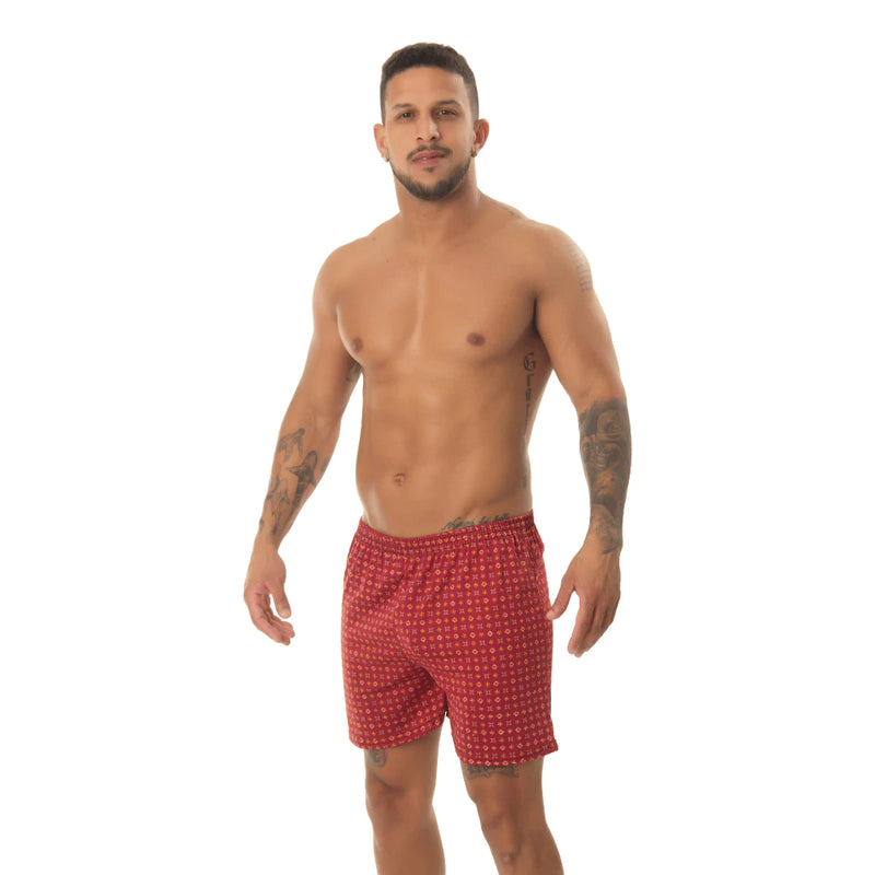 Kit com 3 Samba Canção Masculino - Short de Dormir