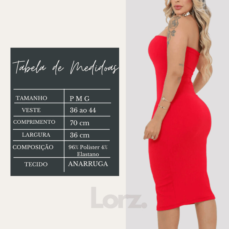 Kit 2 Vestidos Midi Canelado Confortável Macio